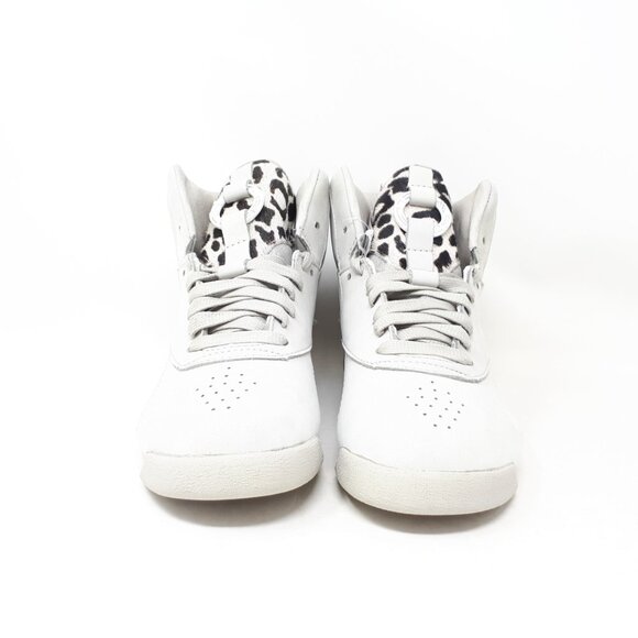 Reebok Wonder Woman Freestyle Hi Cheetah Shoe Sneaker FW4658 Grey Womens Size 7 - Picture 7 of 12